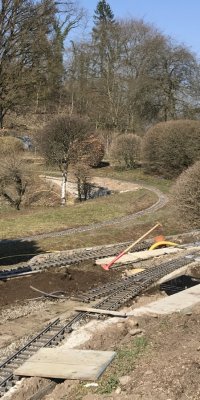 Umbau Einfahrt Bahnhof Glattfelden