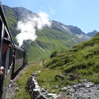 Vereinsreise Dampfbahn Furka Bergstrecke