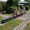 Kinder mit Diabetes in Glattfelden auf der Gartenbahn in Spur 5 Zoll